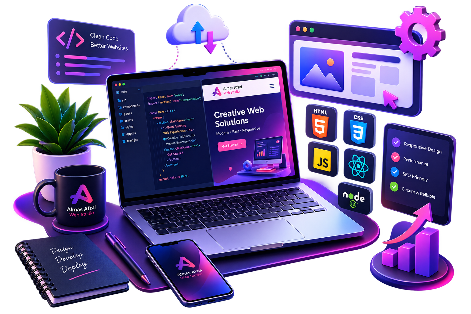 Almas Afzal Web Studio